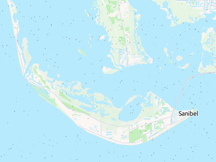 Custom 3d wooden map of Lee County,Florida,United States