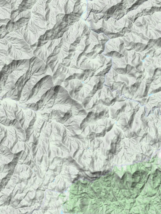 Custom 3d wooden map of Macon County,North Carolina,United States
