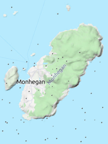 Custom 3d wooden map of Lincoln County,Maine,United States