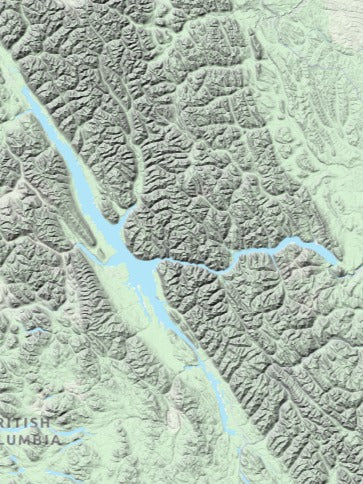 Custom 3d wooden map of