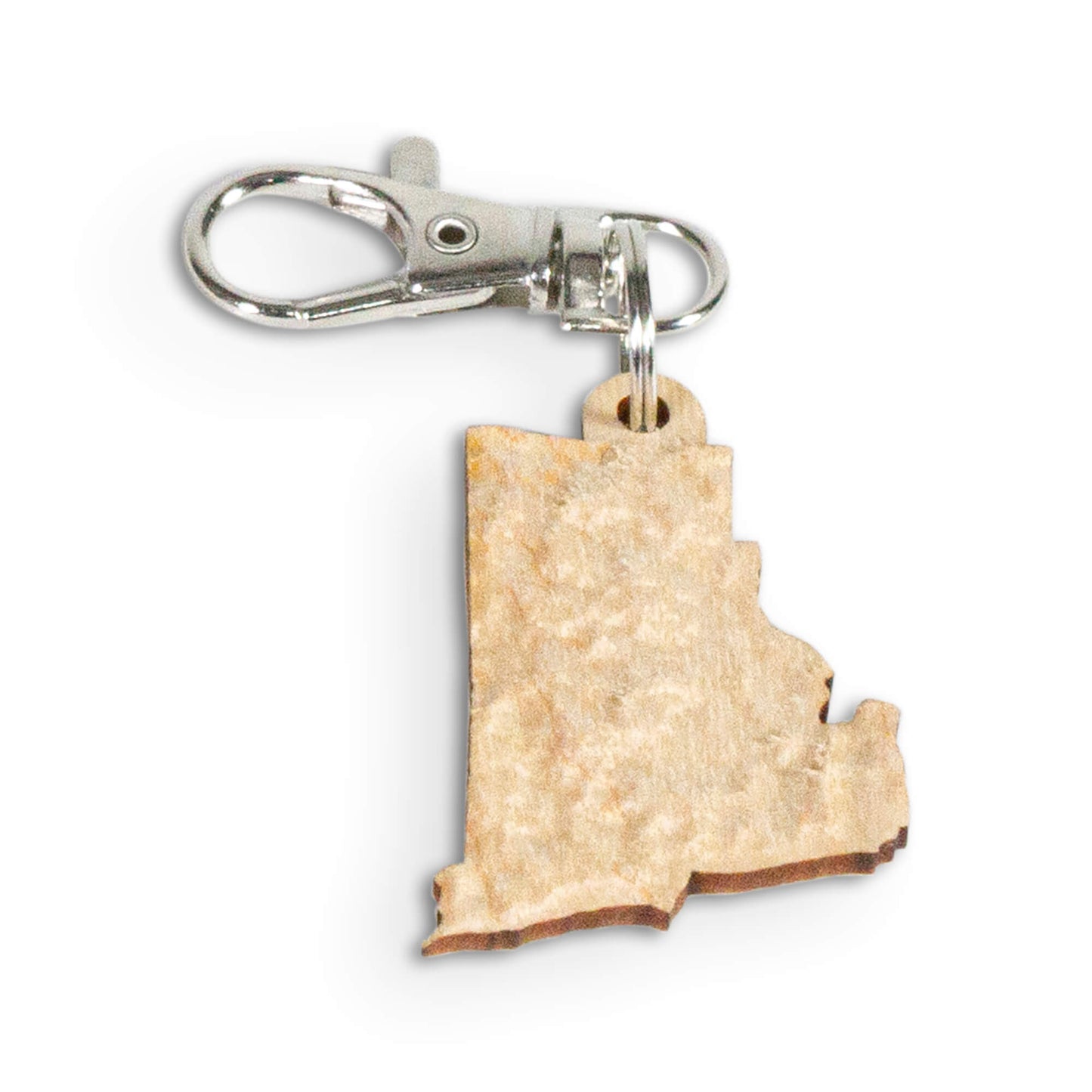 Rhode Island State topographic map keychain | Map Gift