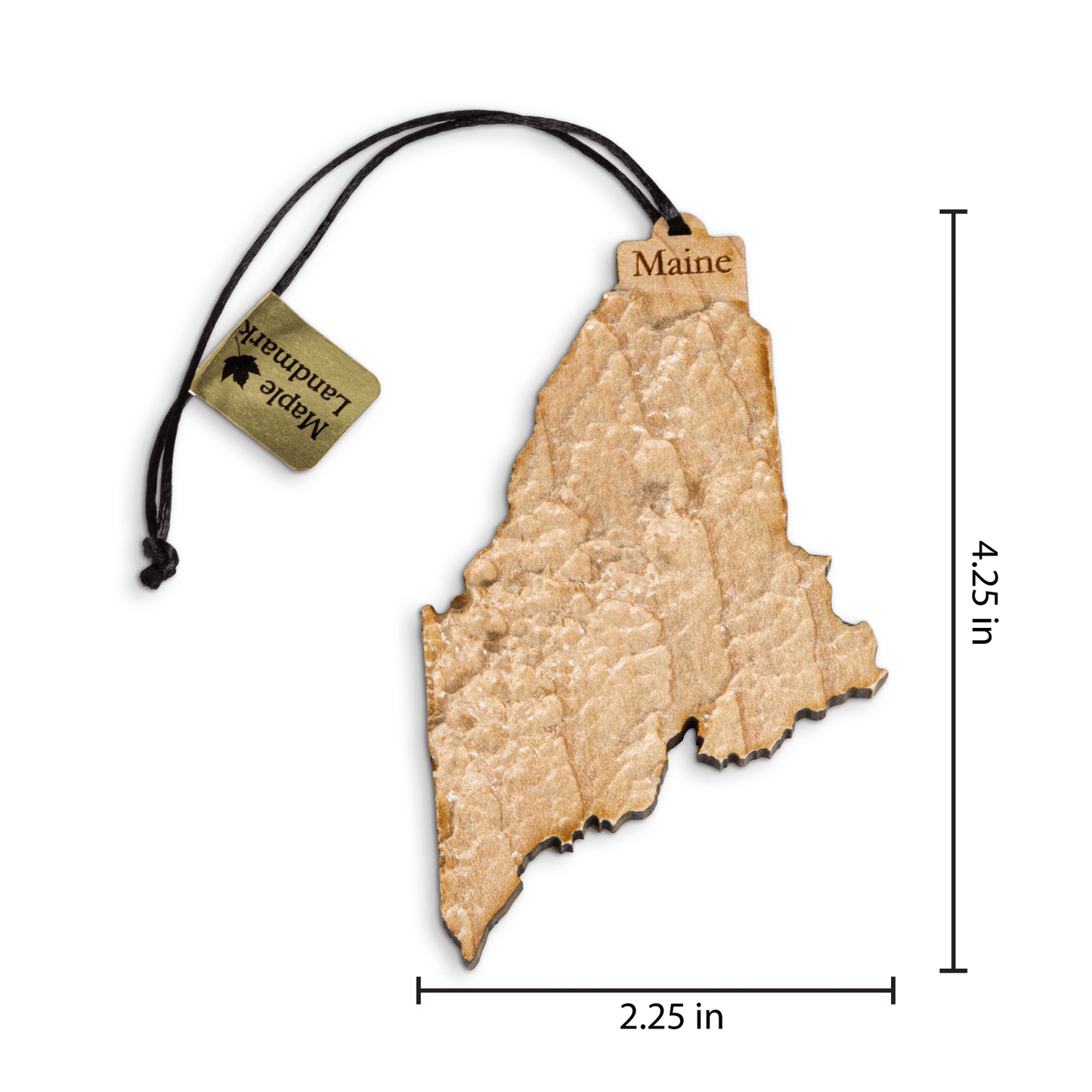 Maine Ornament State Topographic Map | Holiday Gift