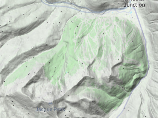 Custom 3d wooden map of Summit County,Colorado,United States