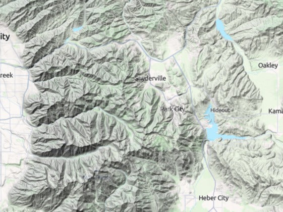 Custom 3d wooden map of Salt Lake County,Utah,United States