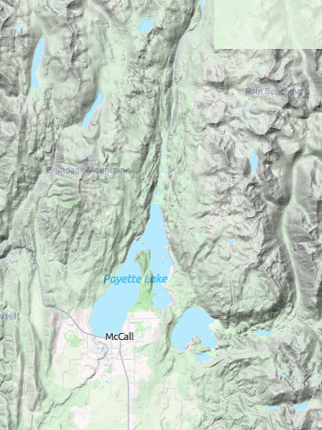 Custom 3d wooden map of Valley County,Idaho,United States