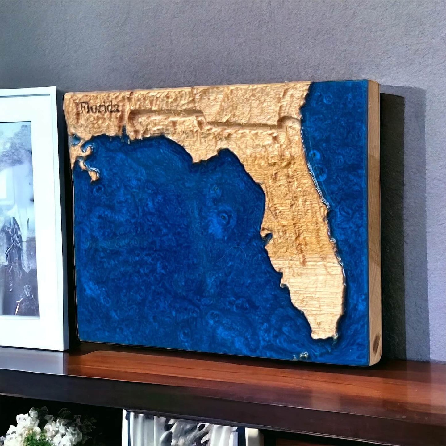 Florida State 3D Topographic Relief Map | FL Gifts
