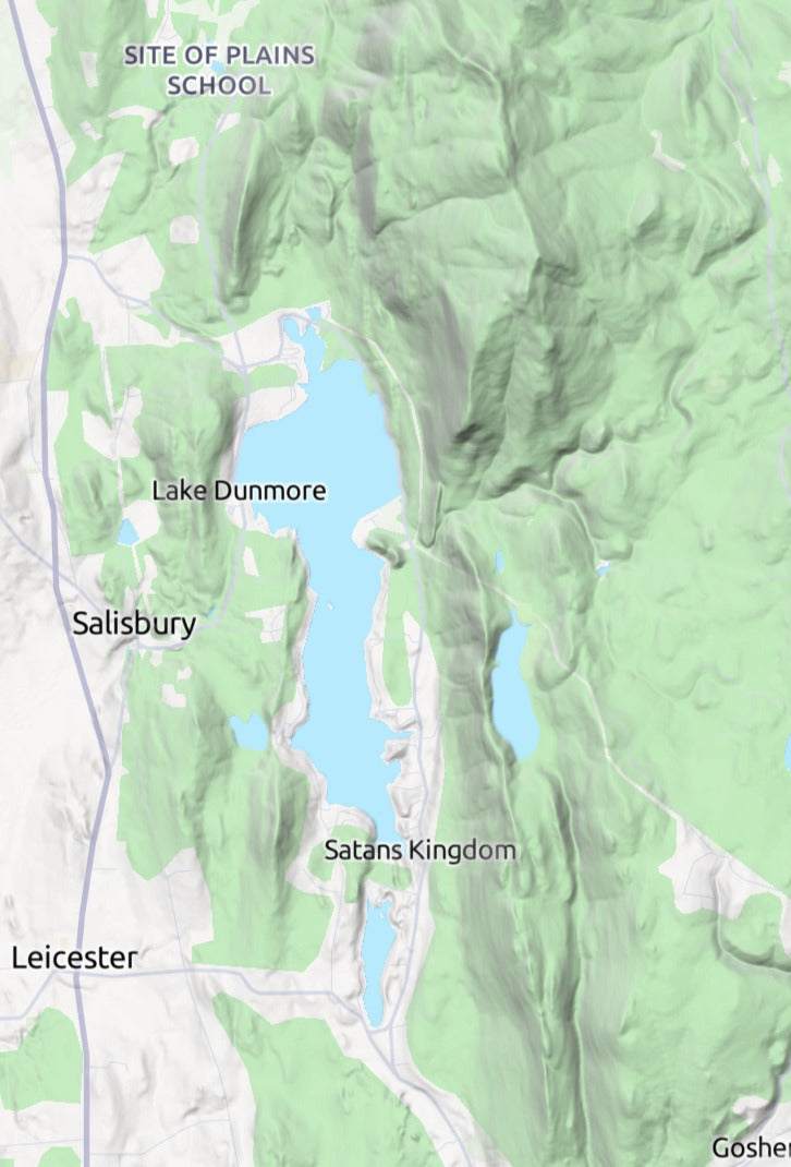 Custom 3d wooden map of Addison County,Vermont,United States