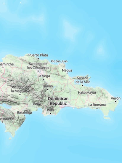 Custom 3d wooden map of Cevicos,Sánchez Ramírez,Dominican Republic