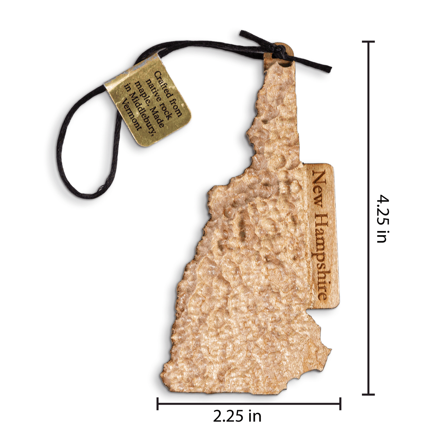 New Hampshire Ornament Topographic Map | Holiday Gift