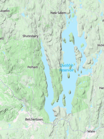 Custom 3d wooden map of Franklin County,Massachusetts,United States