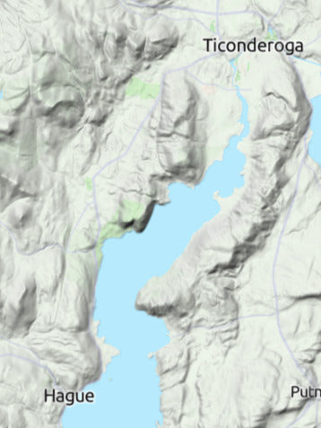 Custom 3d wooden map of Essex County,New York,United States