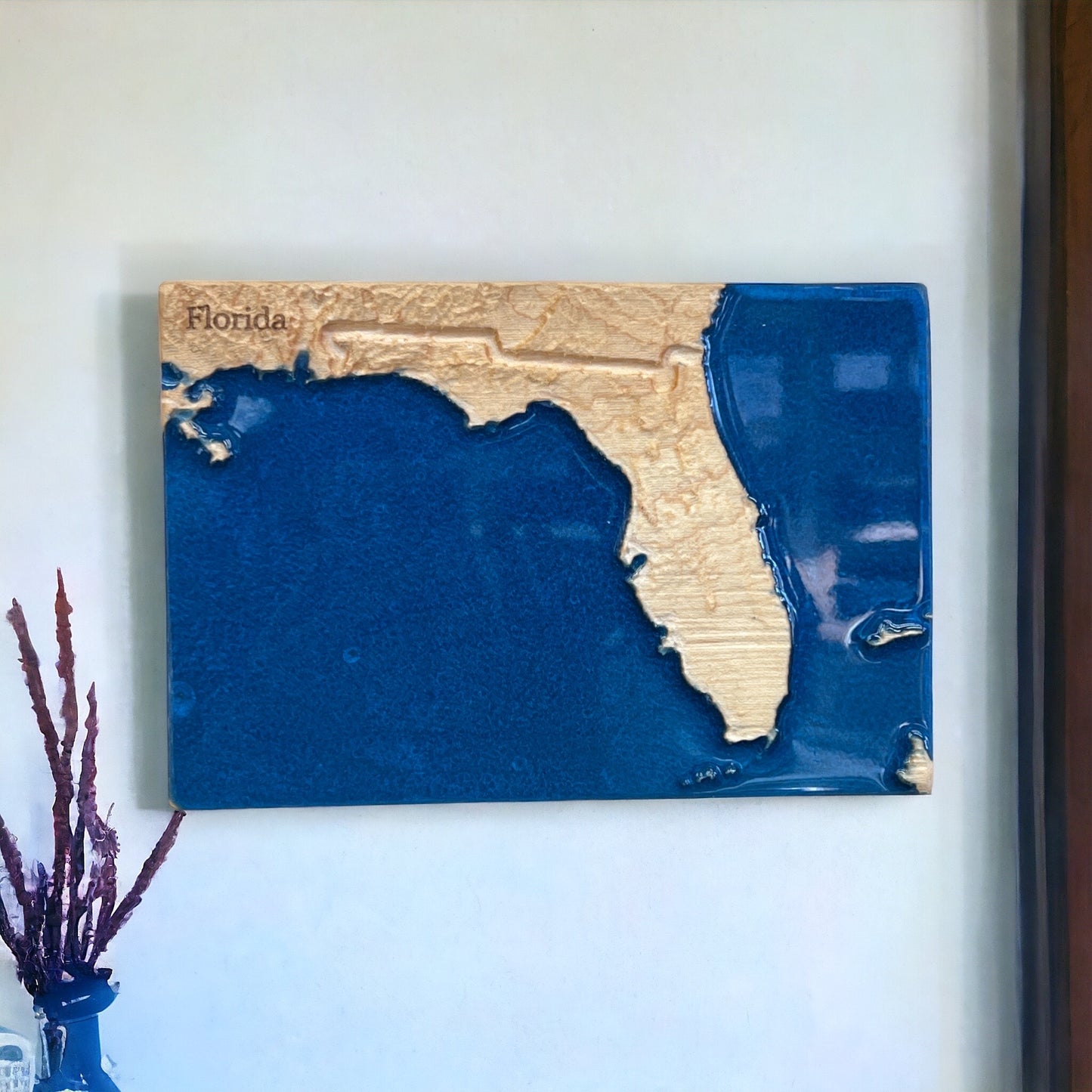 Florida State 3D Topographic Relief Map | FL Gifts