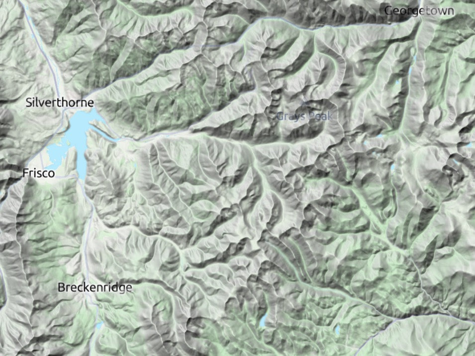 Custom 3d wooden map of Summit County,Colorado,United States
