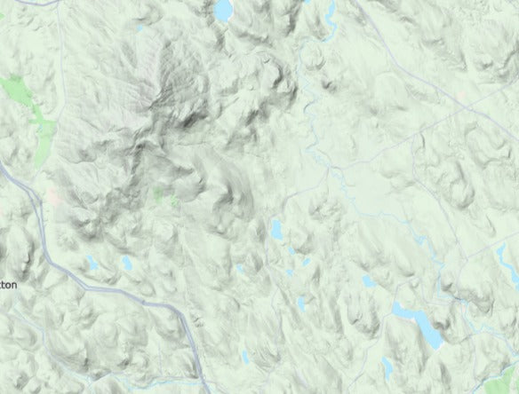 Custom 3d wooden map of Merrimack County,New Hampshire,United States