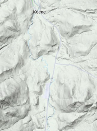Custom 3d wooden map of Essex County,New York,United States