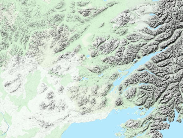 Custom 3d wooden map of