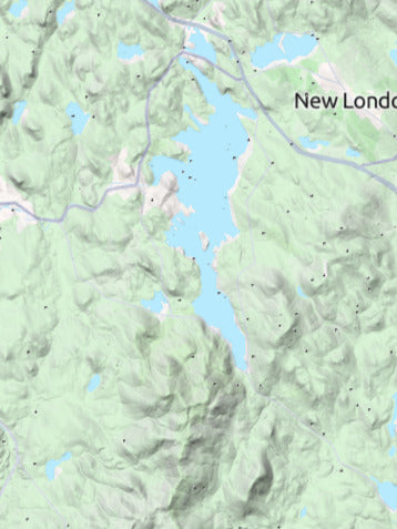 Custom 3d wooden map of Merrimack County,New Hampshire,United States