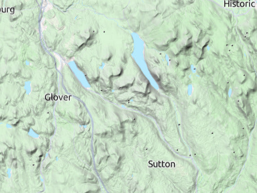 Custom 3d wooden map of Caledonia County,Vermont,United States