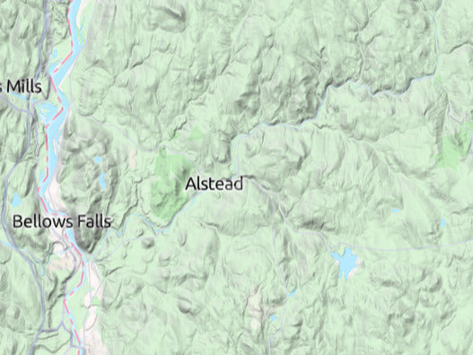 Custom 3d wooden map of Cheshire County,New Hampshire,United States