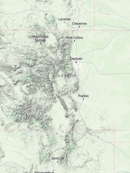 Custom 3d wooden map of Fremont County,Colorado,United States