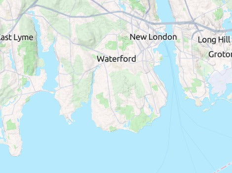 Custom 3d wooden map of Southeastern Connecticut Planning Region,Connecticut,United States