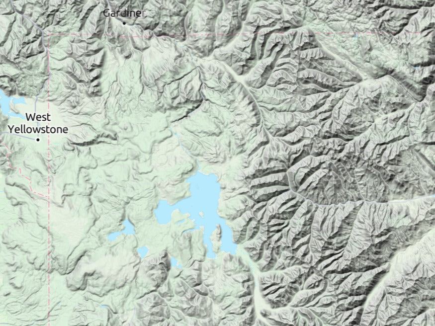 Custom 3d wooden map of Teton County,Wyoming,United States
