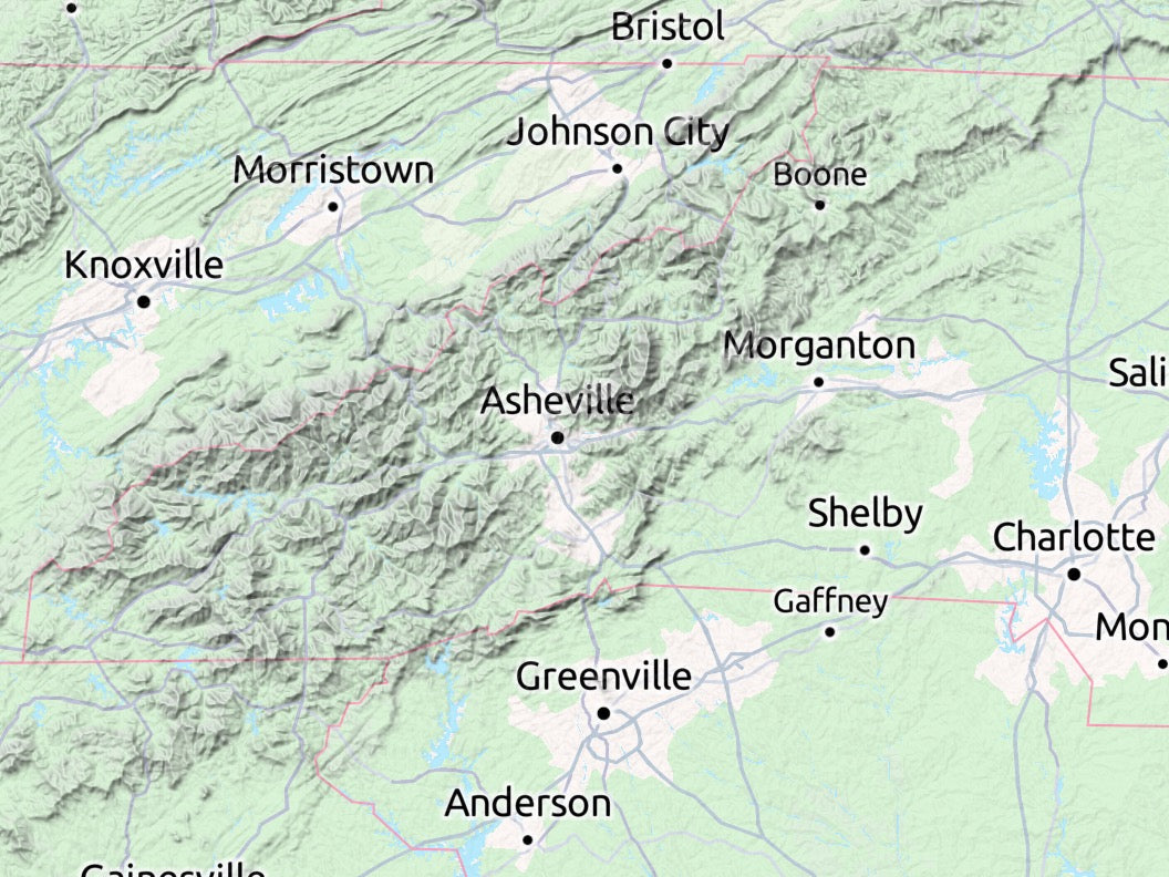 Custom 3d wooden map of Henderson County,North Carolina,United States