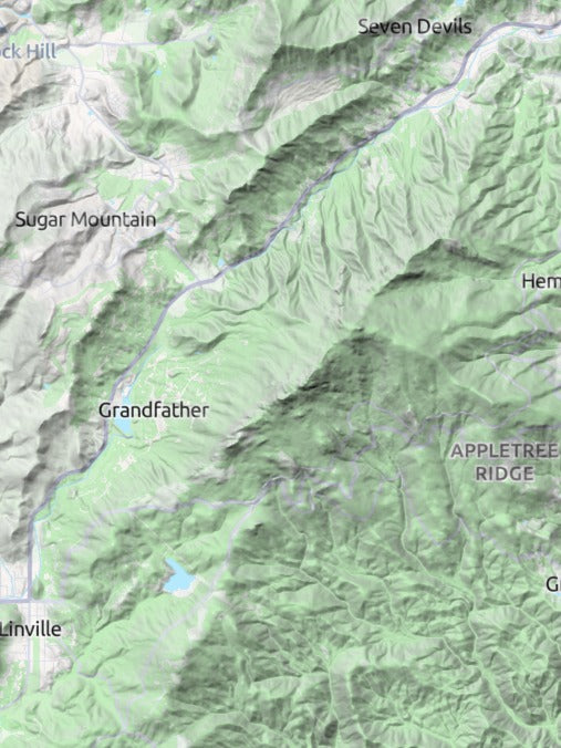 Custom 3d wooden map of Avery County,North Carolina,United States