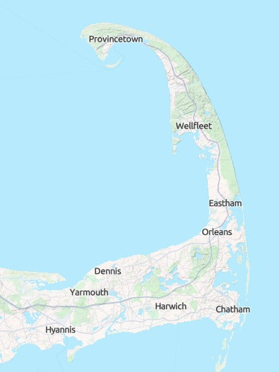 Custom 3d wooden map of Barnstable County,Massachusetts,United States