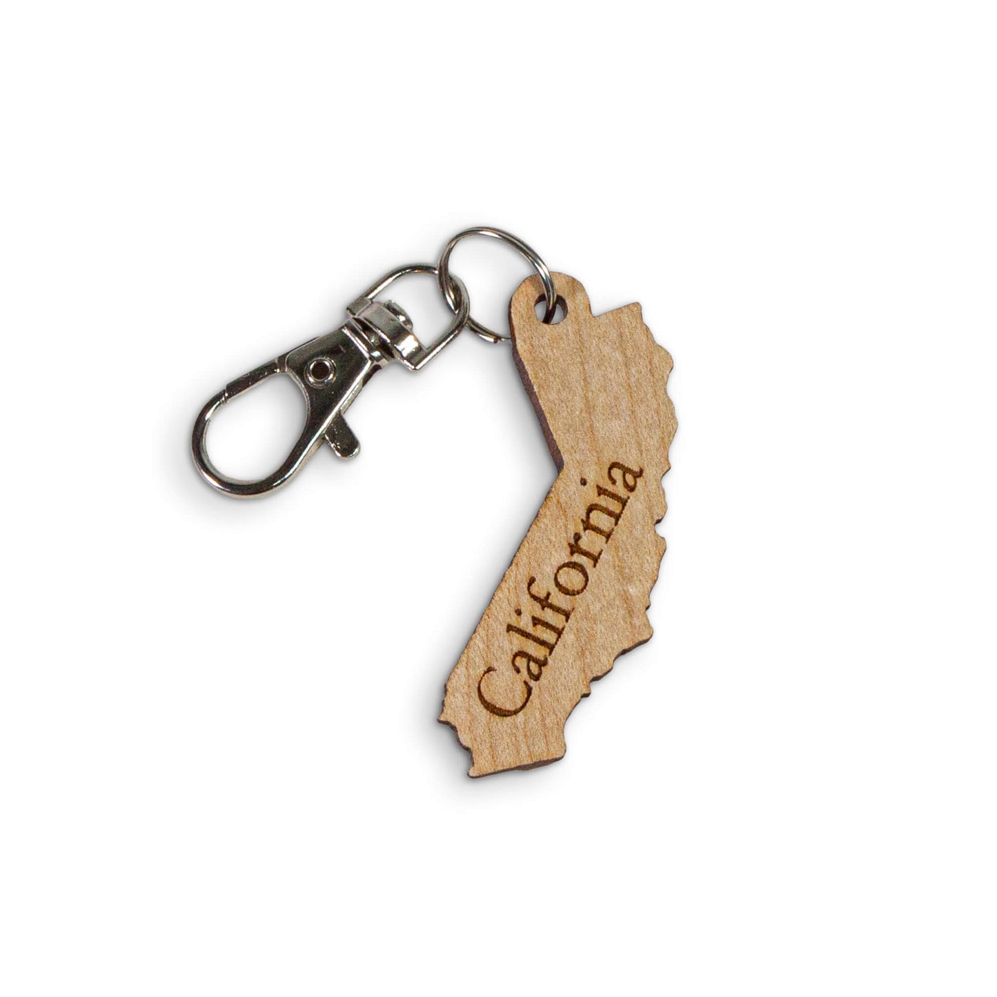 California State Keychain topographic map | California Map Gift