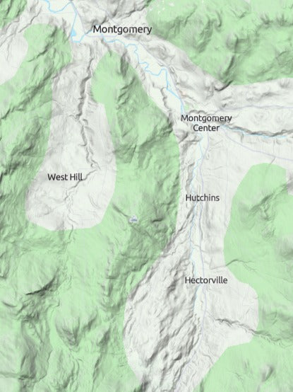 Custom 3d wooden map of Franklin County,Vermont,United States
