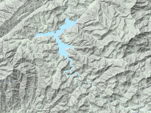 Custom 3d wooden map of Macon County,North Carolina,United States