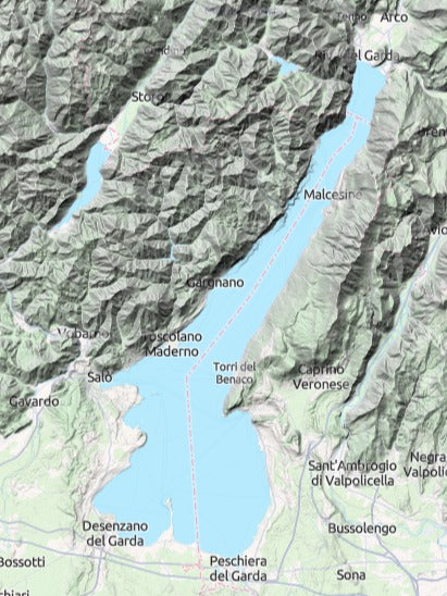 Custom 3d wooden map of Province of Brescia,Lombardy,Italy