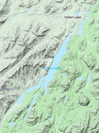 Custom 3d wooden map of Hamilton County,New York,United States