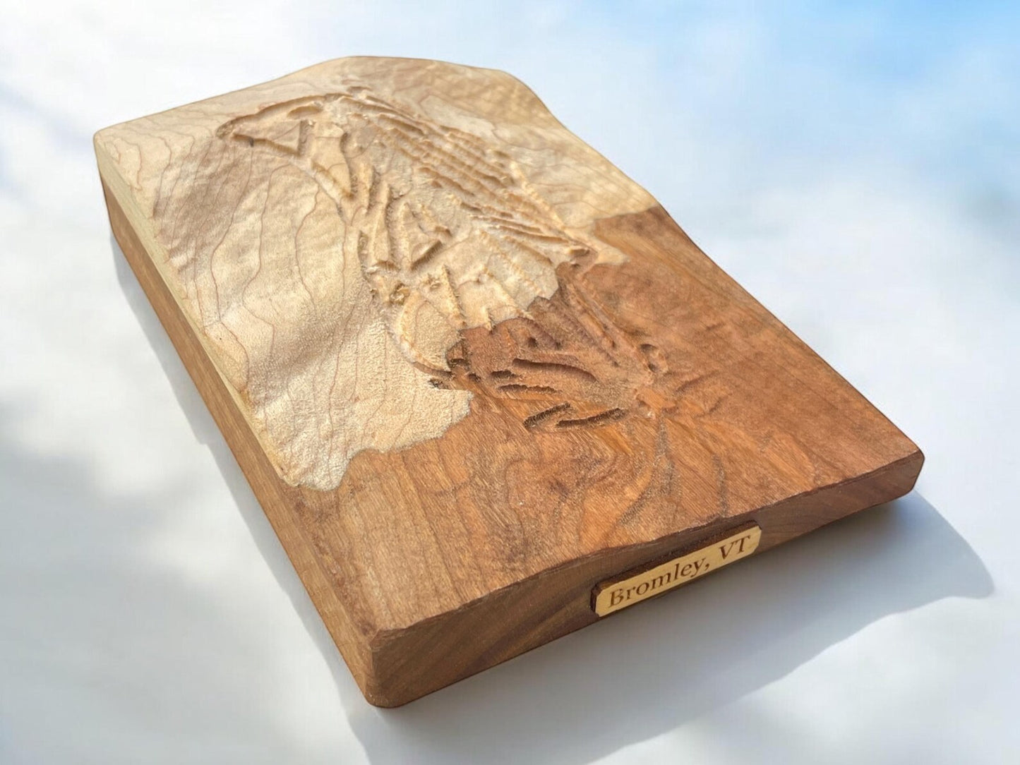 Bromley Vermont Ski Map | Treeline Terrains | Bromley Ski Gift | Bromley 3D Relief Ski Map | Bromley Unique Gift | Bromley Mountain Vermont