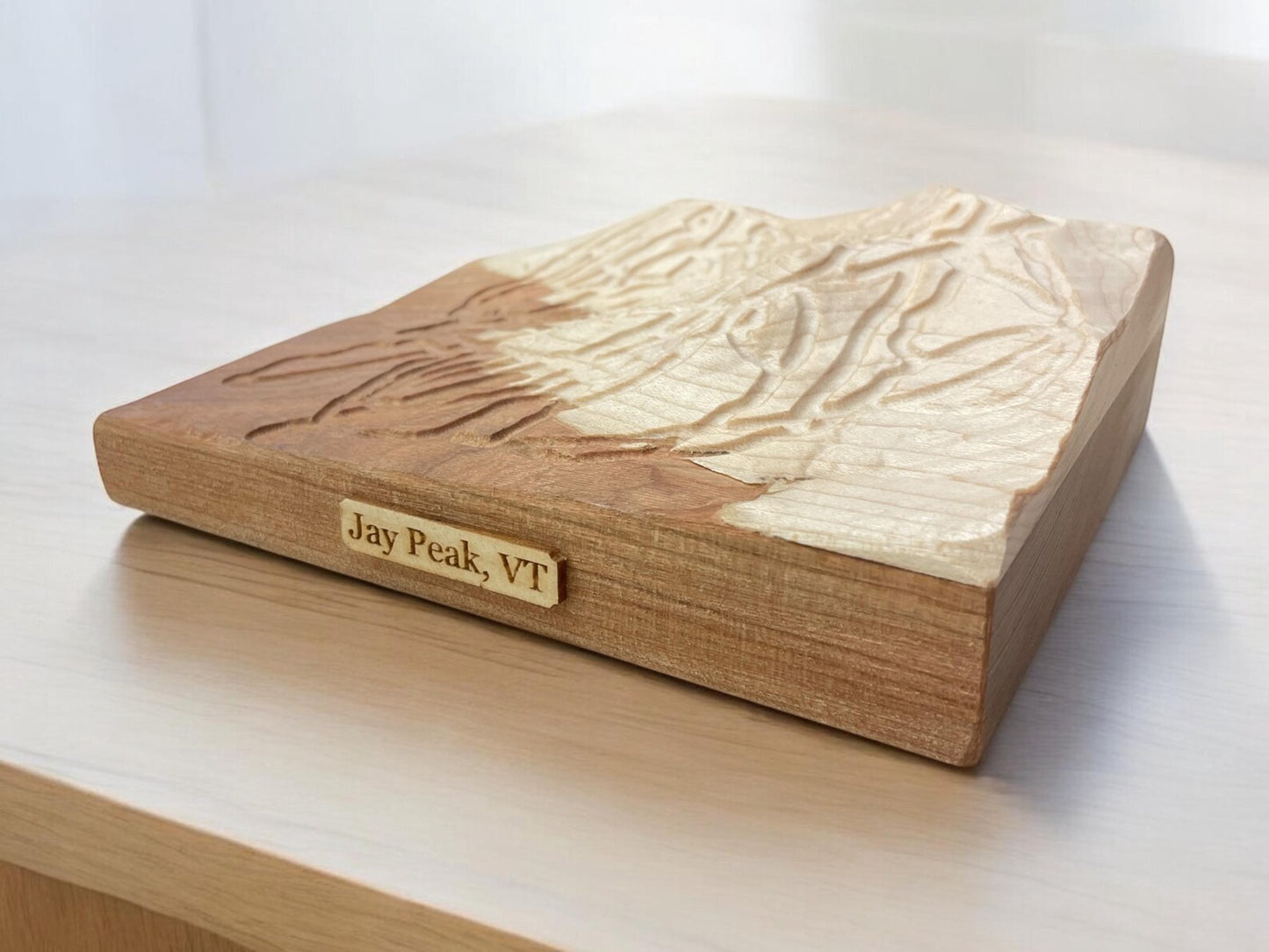Jay Peak Vermont Ski 3D Relief Ski Map | Vermont Ski Gift
