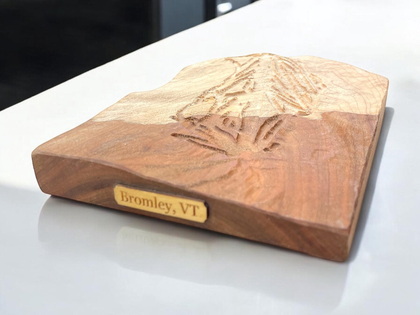 Bromley Vermont Ski Map | Treeline Terrains | Bromley Ski Gift | Bromley 3D Relief Ski Map | Bromley Unique Gift | Bromley Mountain Vermont