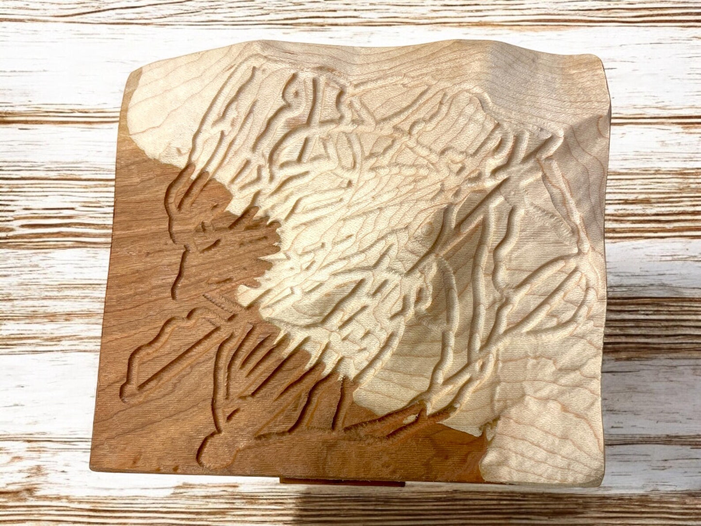 Jay Peak Vermont Ski 3D Relief Ski Map | Vermont Ski Gift