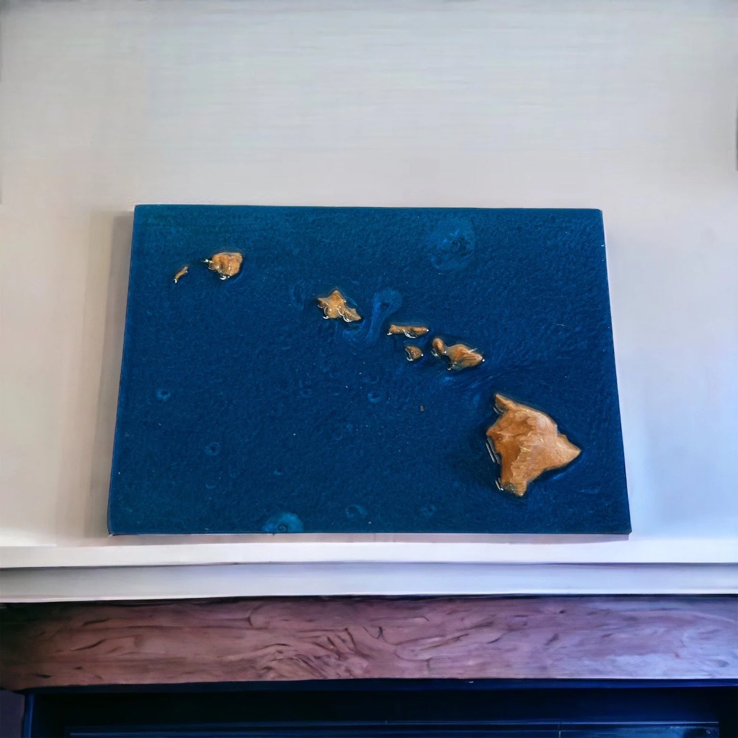 Hawaii 3D Topographic Wood Map | Hawaii State Gift