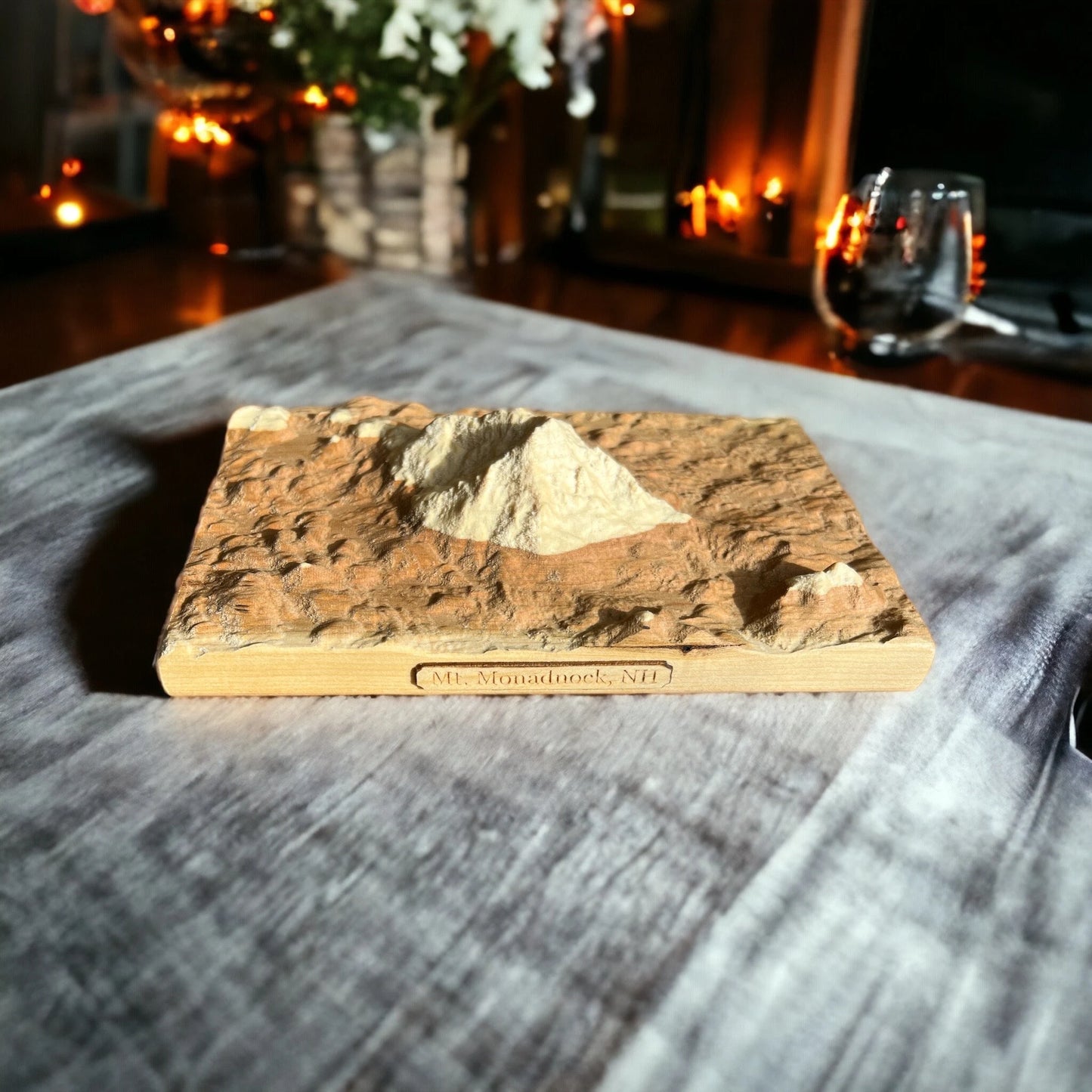 Mt. Monadnock 3D Relief Topographic Map | Map Gift for Hiker
