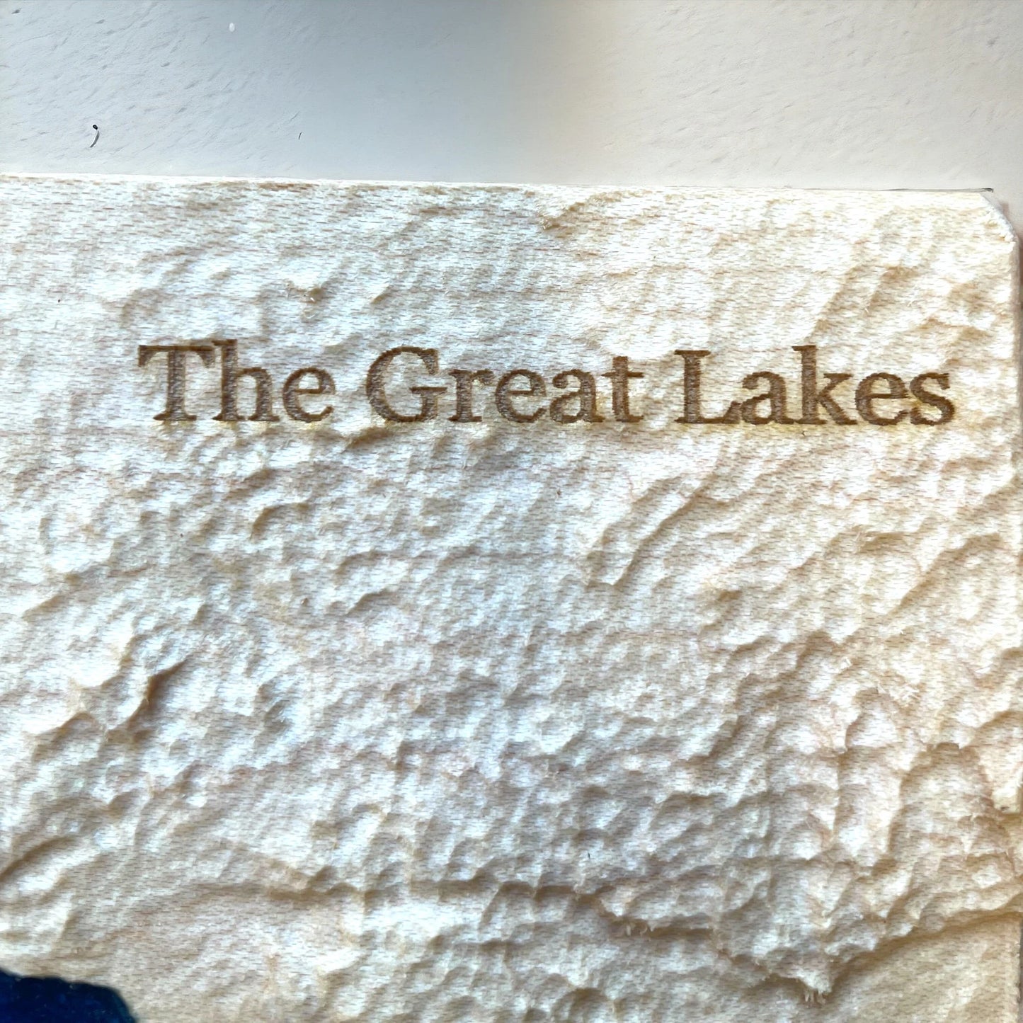 Great Lakes 3D Relief Wood Epoxy Art | Lakes Travel Gift