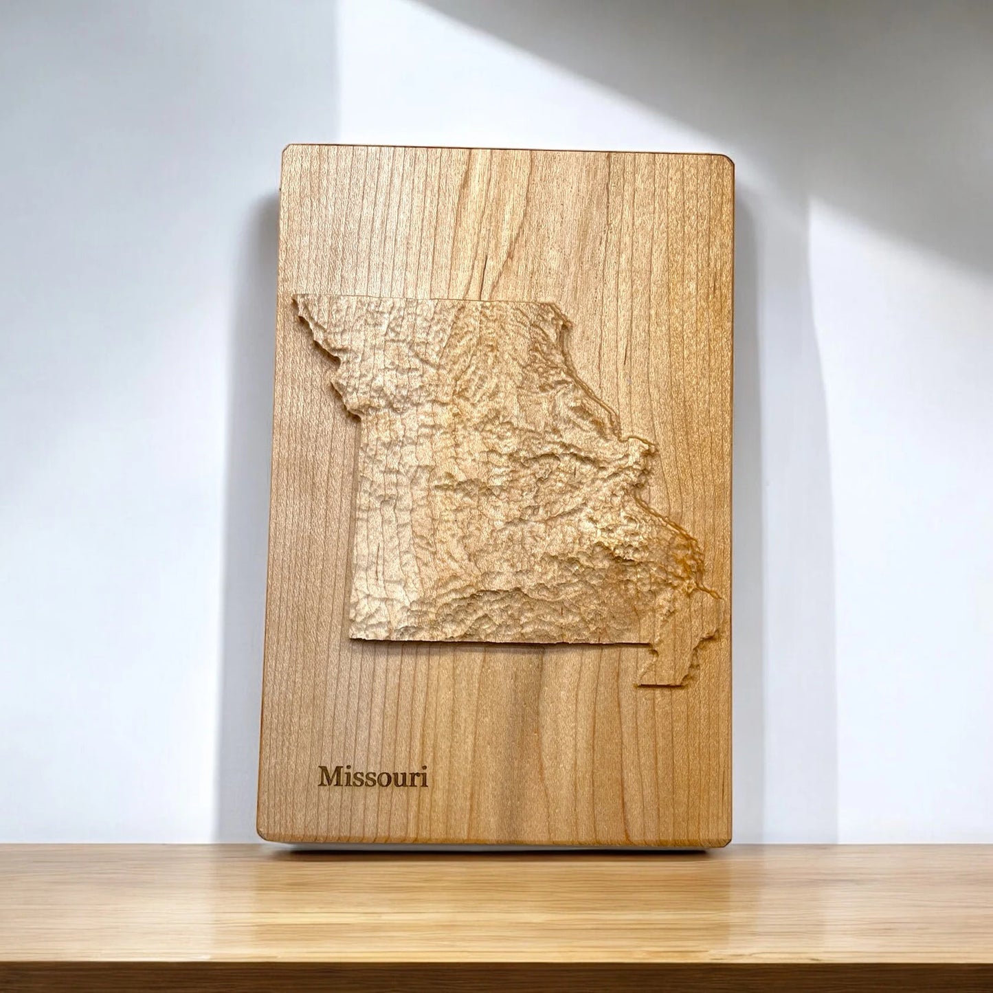Missouri Topographic 3D Relief State Map | Missouri Map Gift