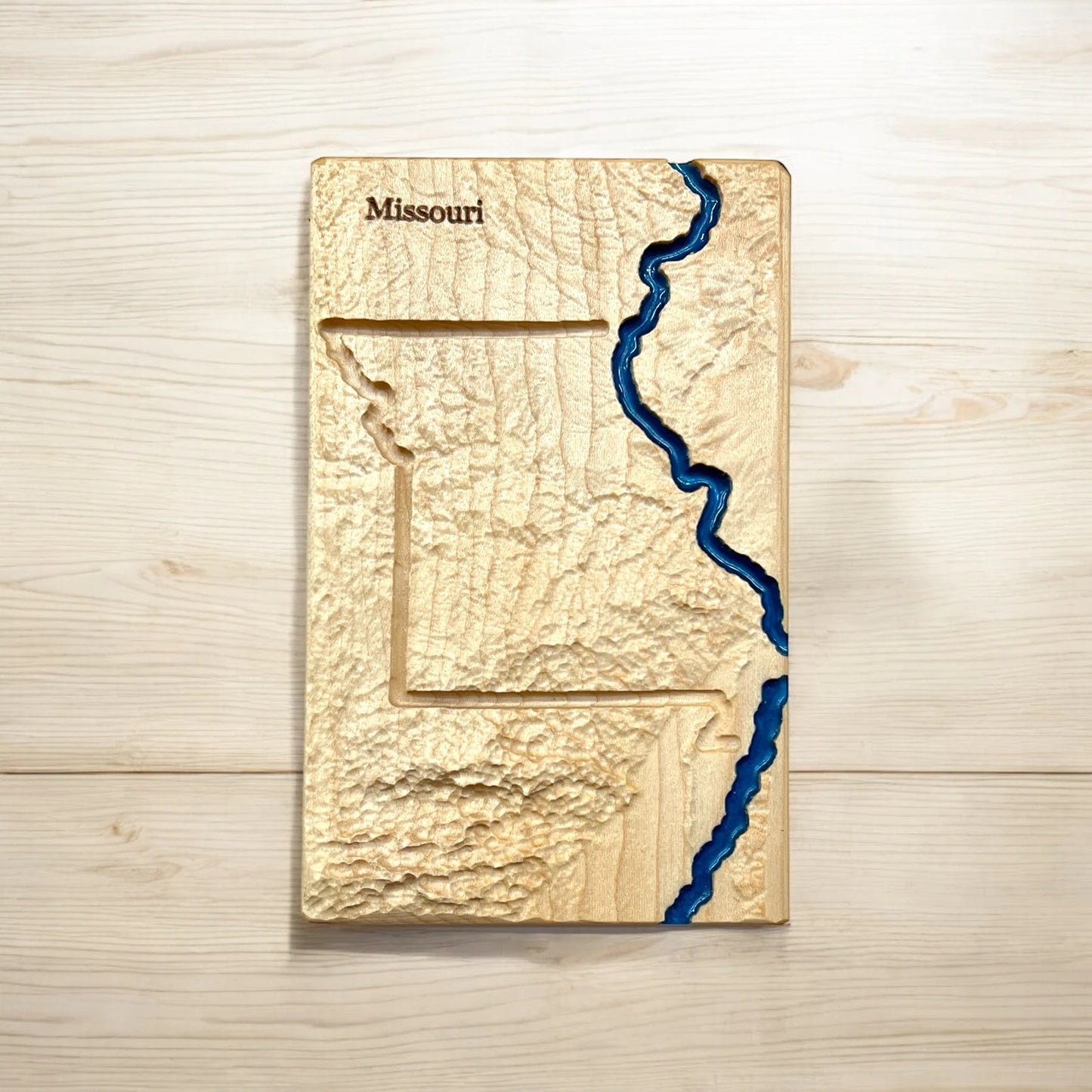 Missouri Topographic 3D Relief State Map | Missouri Map Gift