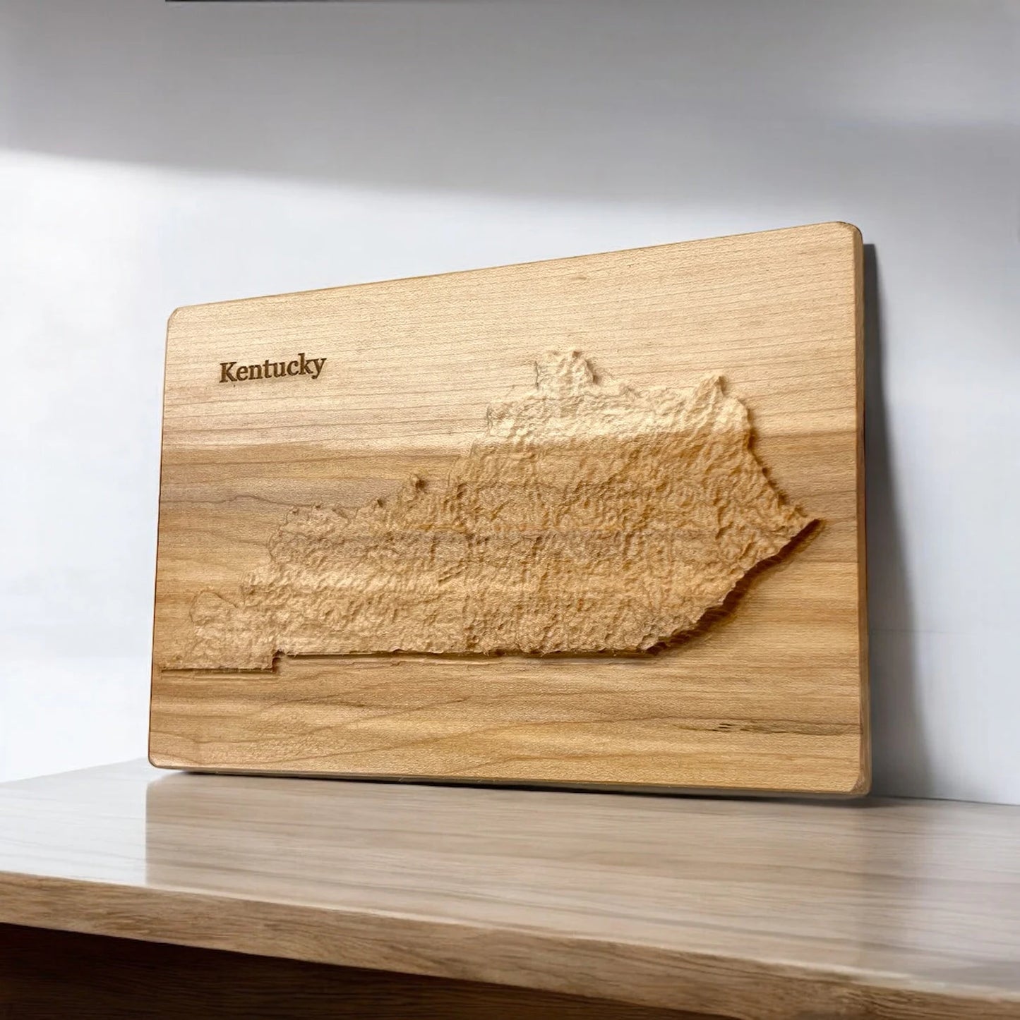 Kentucky Topographic Map | Treeline Terrains | 3D Relief State Map | Kentucky State Map | Kentucky Map Gift | 3D Kentucky Map | 3D Map Gift