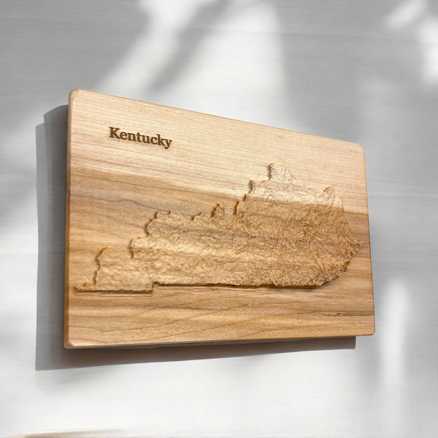 Kentucky Topographic Map | Treeline Terrains | 3D Relief State Map | Kentucky State Map | Kentucky Map Gift | 3D Kentucky Map | 3D Map Gift