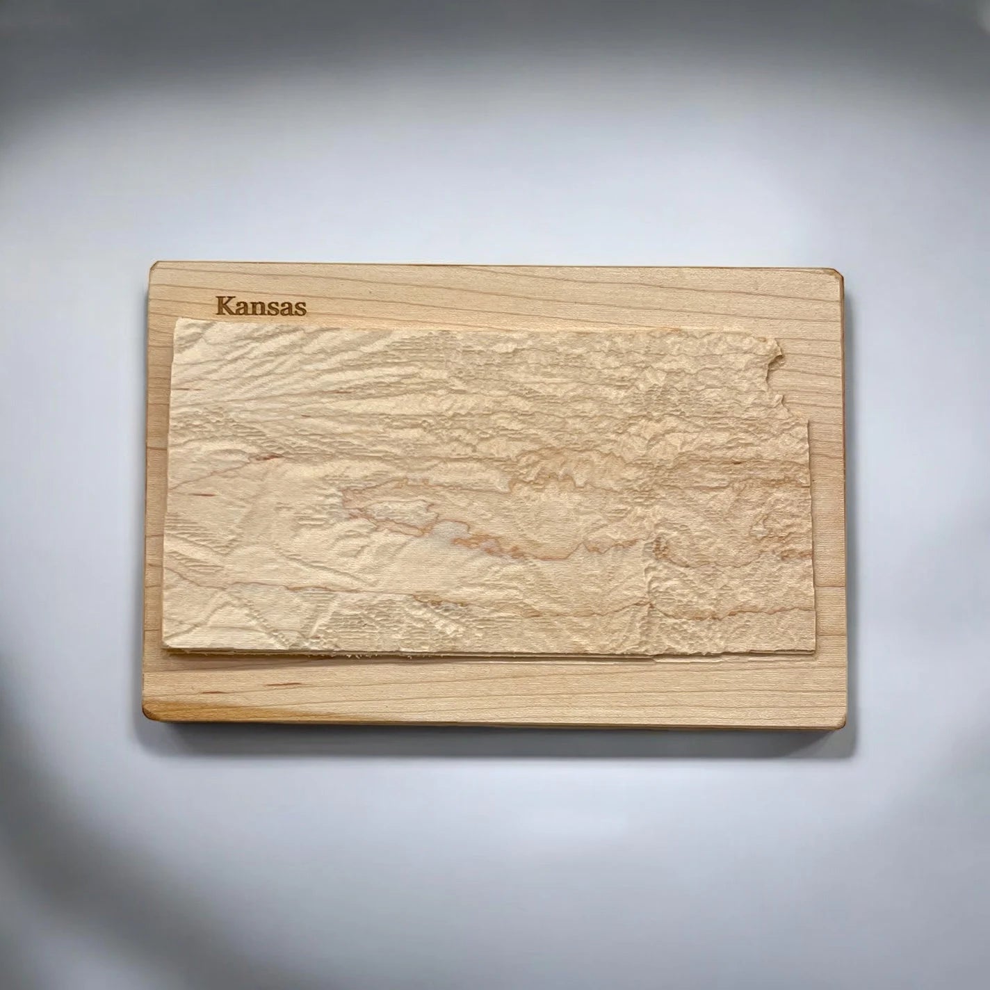 Kansas Wood Map | 3D Relief Map Decor | Unique Wedding Birthday Housewarming Anniversary | Gift For Him | Gift For Her | Kansas Gift