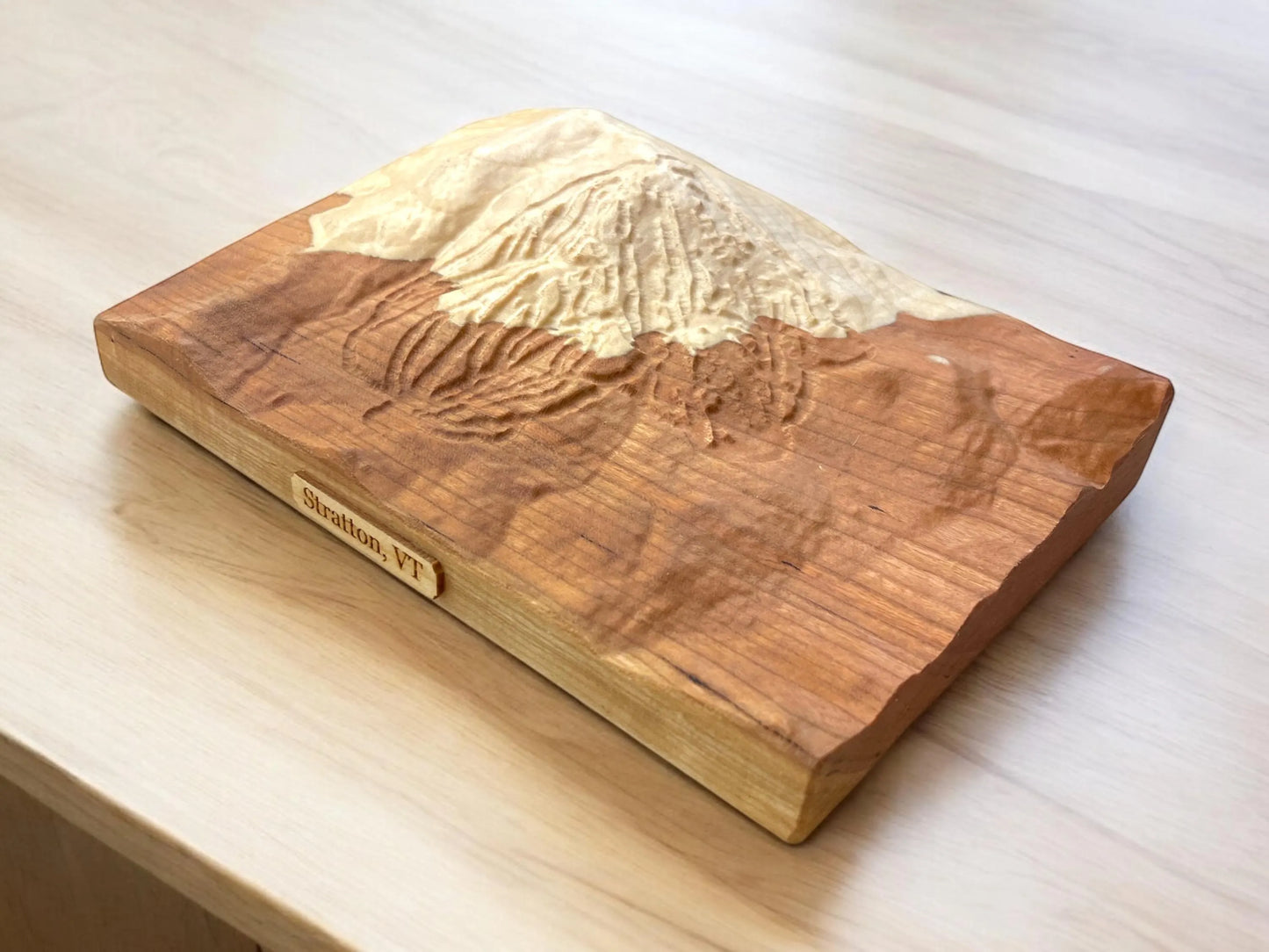 Stratton Vermont Ski Map | Treeline Terrains | Stratton Ski Gift | Stratton 3D Relief Ski Map | Stratton Unique Gift | Stratton Mountain VT