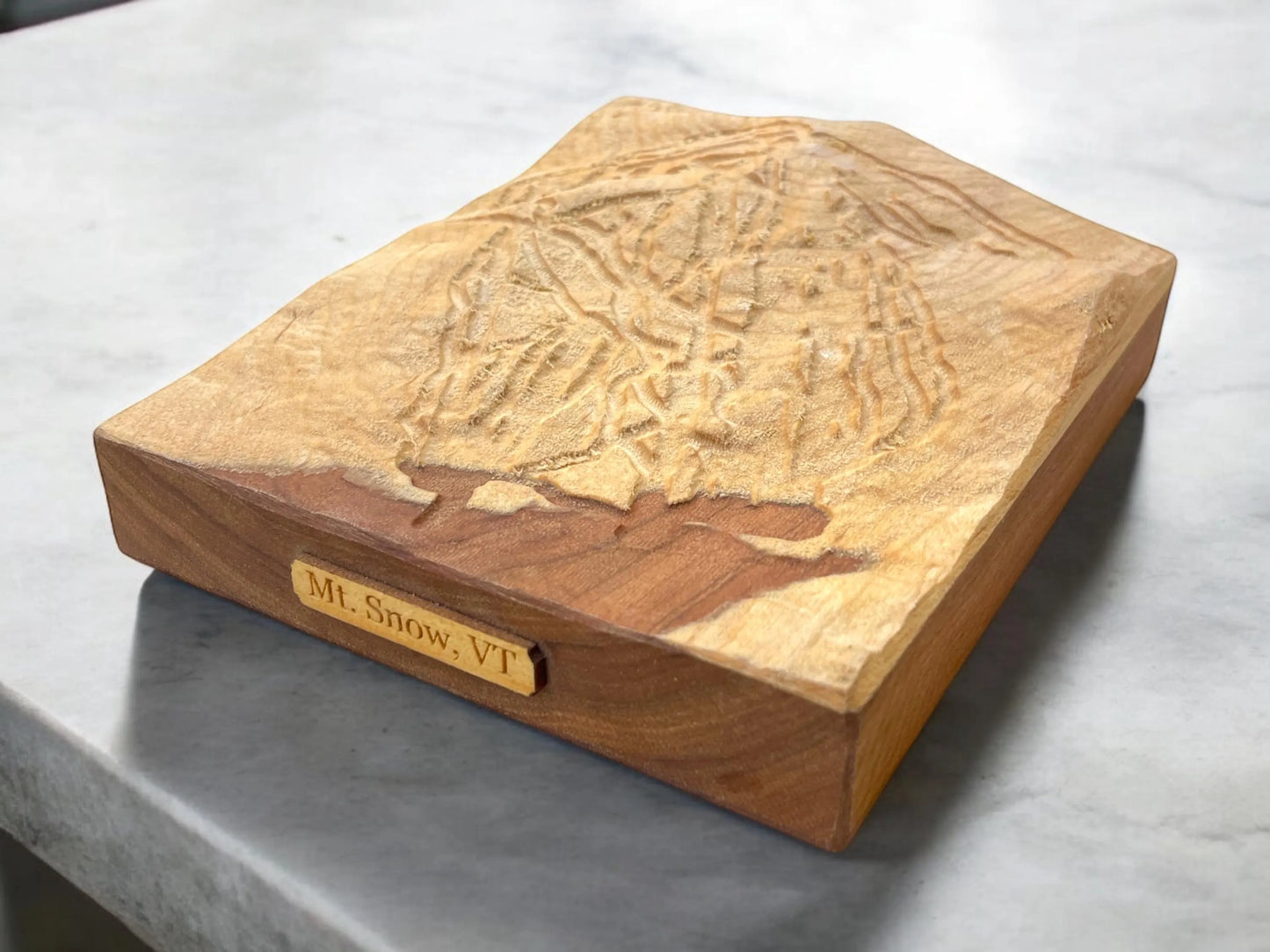 Mt. Snow Vermont 3D Relief Ski Map | Vermont Ski Gift