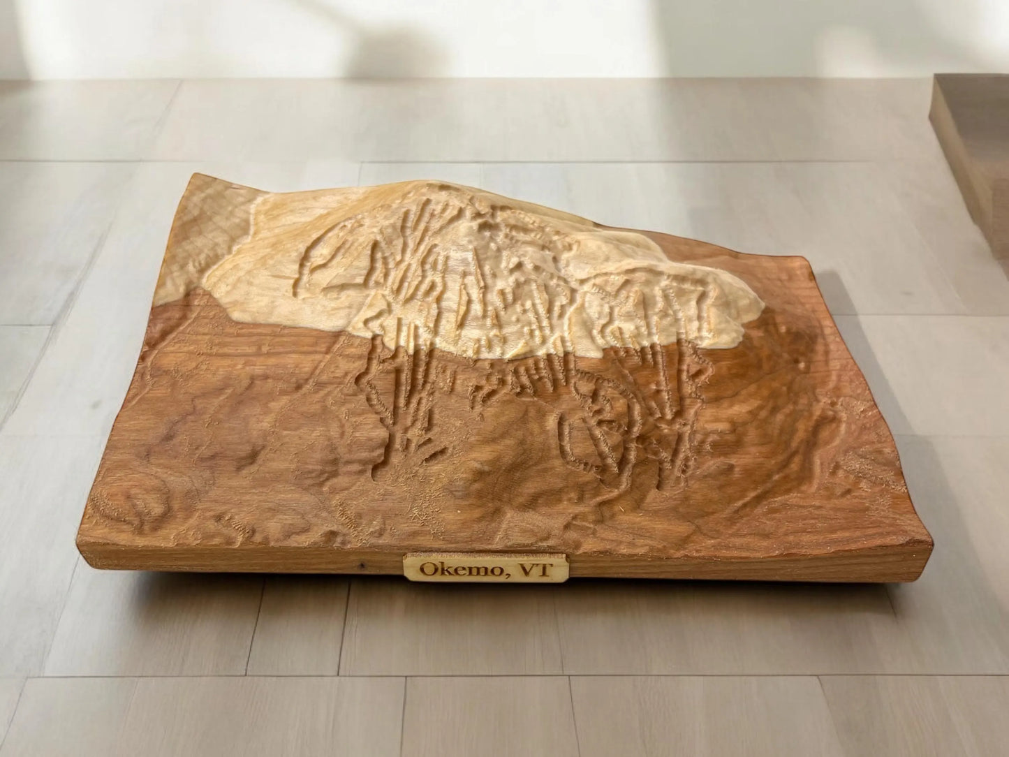 Okemo Vermont 3D Relief Ski Map | Vermont Ski Gift