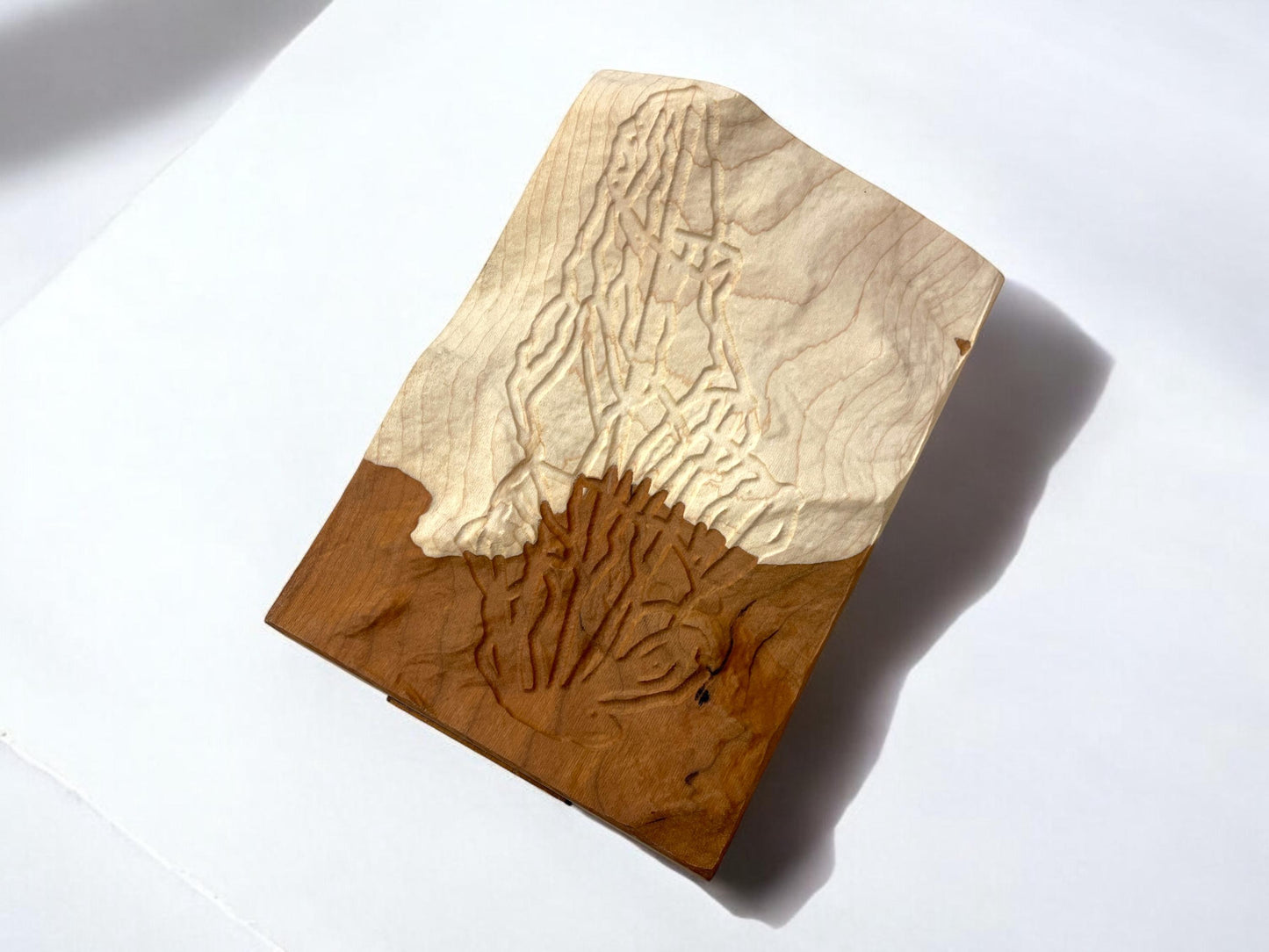 Pico Mountain 3D Relief Ski Map Vermont | VT Unique Gift